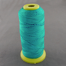 Honeyhandy Nylon Sewing Thread, Dark Turquoise, 0.8mm, about 300m/roll