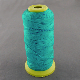 Honeyhandy Nylon Sewing Thread, Dark Turquoise, 0.8mm, about 300m/roll