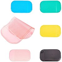 PandaHall Elite 10pcs Anti-Slip Tools Sticky Mat for Diamond Painting, 5.6" x 3.3" Sticky Gel Pad Non-Slip Universal Mount Holder for Holding Tray 5D Diamond Embroidery Accessories Kits