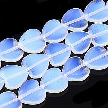 Arricraft Opalite Beads Strands, Heart, 15.5x16x4.5mm, Hole: 1.2mm, about 24pcs/strand, 13.7 inches