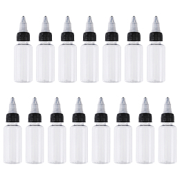 30ml Plastic Glue Bottles, Clear, 10.4x2.85cm, Capacity: 30ml(1.01fl. oz)