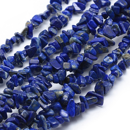 Arricraft Natural Lapis Lazuli Beads Strands, Grade A, Chip, 5~8mm, Hole: 1mm, about 33 inches(84cm)