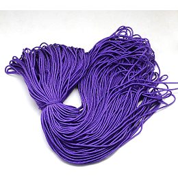 Pandahall Elite About 100m/bundle 2mm Parachute Rope Paracord Polyester Ropes Spandex Accessory Cord Rope Multipurpose for Bracelets Making Climbing (Mauve)