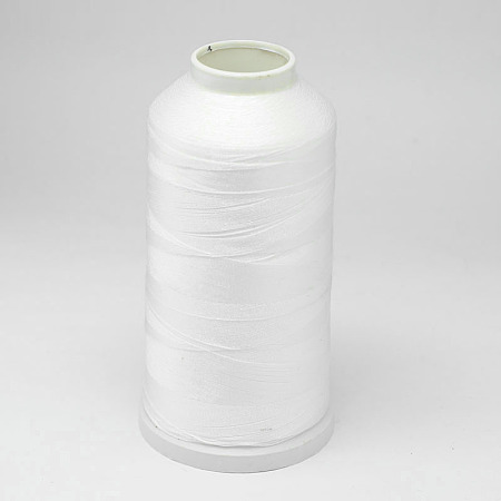 Honeyhandy Nylon Thread, For Tassel Making, White, 0.3mm, about 1093.61 yards(1000m)/roll