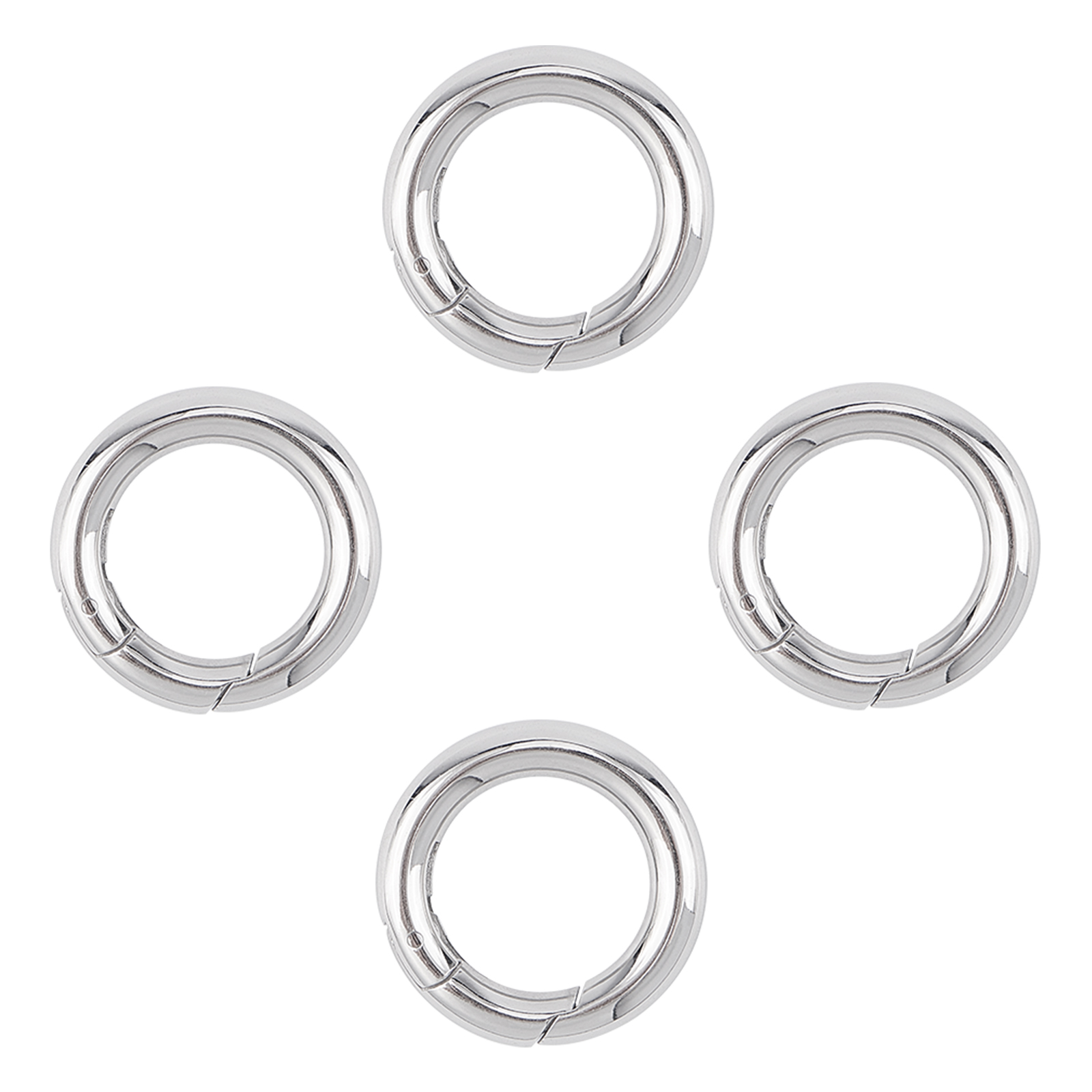 Unicraftale 304 Stainless Steel Spring Gate Rings, O Rings, Stainless ...
