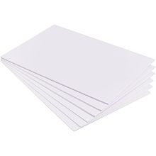 BENECREAT 6 Sheets 2/3mm White Foam Boards, 11.8x7.8inch Rectangle Foam PVC Sheet Poster Board Mount Board for Mounting, Crafts, Modelling, Art, Display, School Projects