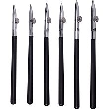 GORGECRAFT 6PCS Art Ruling Pen Glossy/Matte Fine Lines Pens Adjustable Straight Line Masking Drawing Tool Fluid Pen with Duckbill Nib for Painter Artist Drafting Cartography Writing Supplies