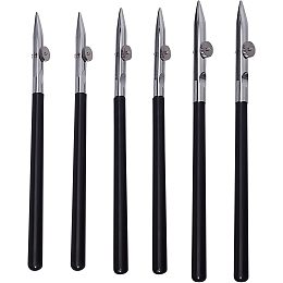 GORGECRAFT 6PCS Art Ruling Pen Glossy/Matte Fine Lines Pens Adjustable Straight Line Masking Drawing Tool Fluid Pen with Duckbill Nib for Painter Artist Drafting Cartography Writing Supplies