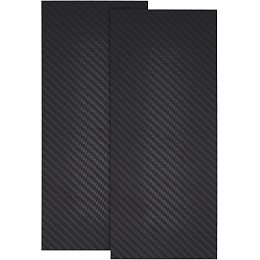 BENECREAT 2 Sheets 3.9x9.8inch 3K Carbon Fiber Sheets, Composite Carbon Fiber Board Plate for Handmade DIY Wallet Model Part Repair Panel Building, 1mm Thick