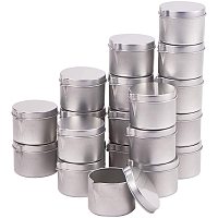 PH PandaHall 2oz. 20 Pack Metal Tins Cans Bulk Candle Tin Aluminum Jars Round Tins Screw Top Refillable Containers 2 Oz Tins Jars for Candle Making, Arts & Crafts, Storage
