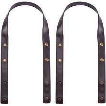 ARRICRAFT 2pcs Leather Handbag Strap, 31.1 Inch PU Leather Purse Handles Replacement Crossbody Bag Strap Shoulder Bag Straps, Clutch Straps DIY Bag Making Accessories