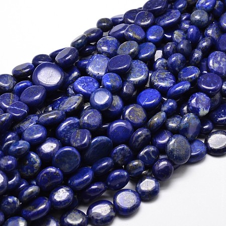 Arricraft Natural Lapis Lazuli Gemstone Nuggets Bead Strands, 9~12x8~13x5~7mm, Hole: 1mm, about 15.3 inches~15.7 inches