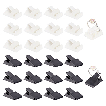 AHANDMAKER 32 Pcs Ring Display Holder, Rectangle Finger Ring Showcase Display Stand for Selling Small Jewelry Storage Organizers for Wedding Ring Display Home Retail Shop Shows Photo Prop