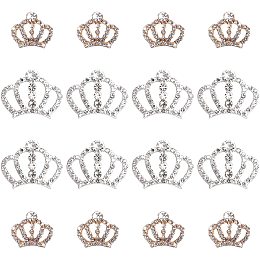 CHGCRAFT 16Pcs Crown Crystal Rhinestone Embellishments Rhinestone Embellishments Flatback Crystal Accessory for DIY Crafts Jewelry Making Phone Back Shell Wedding Decoration and Present Decoration