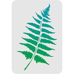 FINGERINSPIRE Fern Leaves Drawing Painting Stencils Templates 11.6x8.3 inch Plastic Stencils Decoration Rectangle Reusable Stencils for Painting on Wood, Floor, Wall and Fabric