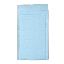 Honeyhandy Matte Film Package Bags, Bubble Mailer, Padded Envelopes, Rectangle, Pale Turquoise, 22.2x12.4x0.2cm