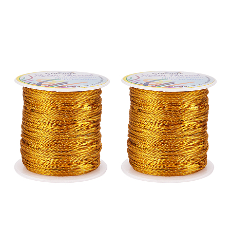 Olycraft Nylon Thread, Dark Goldenrod, 1.0mm; about 45m/roll