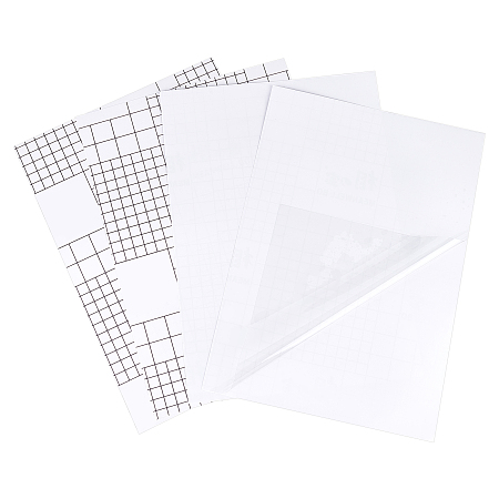 BENECREAT 50 Sheets A4 Self Adhesive Laminating Sheets, 21.4x30cm Waterproof Self Sealing Laminating Pouches Gloss Finish Letter Size for Certificates Photos Artwork Office Supplies