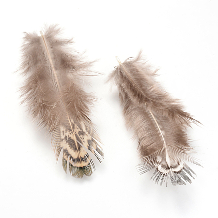 Honeyhandy Chicken Feather Costume Accessories, Camel, 60~70x25~30mm