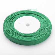 Honeyhandy Organza Ribbon, Green, 3/8 inch(10mm), 50yards/roll(45.72m/roll), 10rolls/group, 500yards/group(457.2m/group)