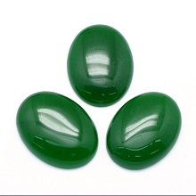 Honeyhandy Natural Malaysia Jade Cabochons, Oval, 40x30x7.5~8mm