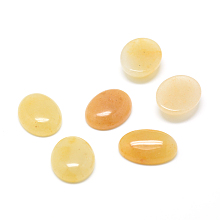 Honeyhandy Natural Topaz Jade Gemstone Cabochons, Oval, 18x13x6mm