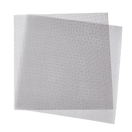 DICOSMETIC 304 Stainless Steel Insect Repellent 20 Mesh Sheet, for Garden Pest Control, Kitchen Strainer, Square, Stainless Steel Color, 300x300x0.6mm, Hole: 1mm