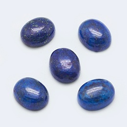 Honeyhandy Natural Lapis Lazuli Cabochons, Oval, 10x8x4mm