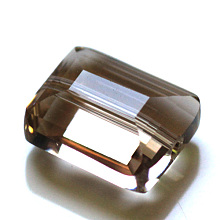 Honeyhandy Imitation Austrian Crystal Beads, Grade AAA, Faceted, Rectangle, BurlyWood, 10x12x5.5mm, Hole: 0.9~1mm