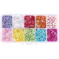 OLYCRAFT 140g Sequins Resin Fillers Alphabet Glitter Letter Nail Glitter Sequins Resin Charms Flakes ABS Plastic Beads Resin Filling Accessories Sequins for Nail Art Decorations and Resin Project