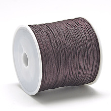 Honeyhandy Nylon Thread, Chinese Knotting Cord, Coconut Brown, 1.5mm, about 142.16 yards(130m)/roll