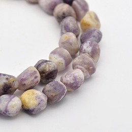 Honeyhandy Natural Gemstone Bead Strands, Tumbled Stone, 5~7X5~7mm, Hole: 1mm, about 15.7 inch