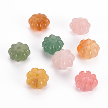 Honeyhandy Natural & Synthetic Mixed Gemstone Beads, Flower, 12x11x7mm, Hole: 1.5mm