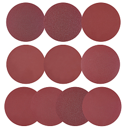 Sanding Discs, with Adhsive Back, for Sanding Grinder Polishing Accessories, Brown, 100pcs/set