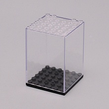 FINGERINSPIRE Plastic Display Box, for Ornaments, Toys Display, Clear, 4.8x4.8x7cm