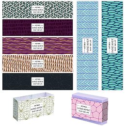 PandaHall Elite 90pcs Abstract Paper Wrapper, 90pcs Soap Sleeves Covers Vertical Tags No-Adhesive Paper Tape Band Label Crafts Wrapper for Handmade Lotion Bars Bath Gift Wrapping, 8.5x1.9 inch