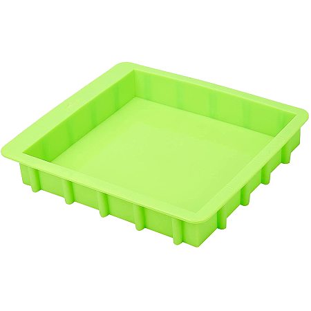 Pandahall Elite 10 Inch Silicone Slab Holder, Soap Container Resin Casting Box Handmade Craft Swirl Making Tool for Soap Candle Making, UV Resin, Epoxy Resin Jewelry Making (3000ml/ 100oz)