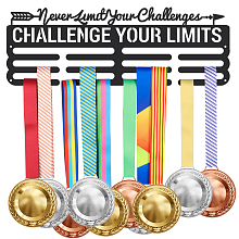 SUPERDANT Sports Medal Hanger Display Challenge Your Limits Medal Hook Medal Hangers Medal Displays Wall Mounted for 60+ Medal Rack Display Awards Ribbon Holder Athlete Gifts