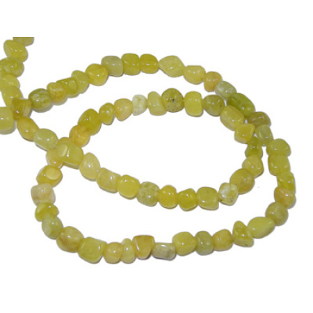 Arricraft Gemstone Strands, Corea Peridot, The beads about 3~5mm, hole: 0.8mm, 15.5 inches, 82pcs/strand