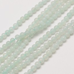 Arricraft Natural Amazonite Round Bead Strands, 2mm, Hole: 0.8mm, about 184pcs/strand, 16 inches