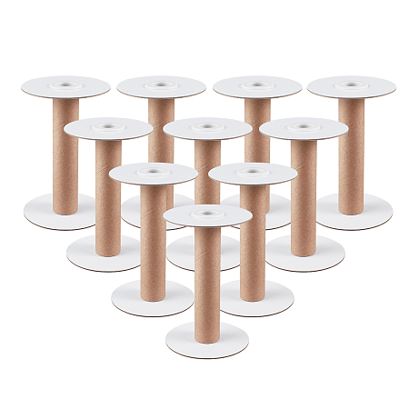 OLYCRAFT Paper Thread Bobbins, for Embroidery and Sewing Machines, BurlyWood, 128x80x80mm; 20pcs/box