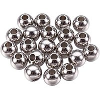 UNICRAFTALE 100pcs Stainless Steel Beads Spacers Rondelle Slider Beads Smooth Loose Beads for Bracelet Jewelry Making 8x7mm, Hole 2.5mm