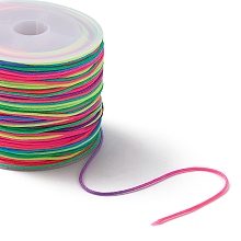 Honeyhandy Nylon Thread, Colorful, 0.8mm, about 54.68 yards(50m)/roll