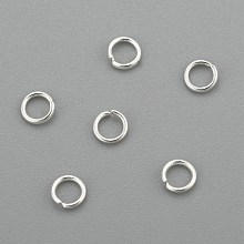 Honeyhandy 304 Stainless Steel Jump Rings, Open Jump Rings, Silver, 24 Gauge, 3x0.5mm, Inner Diameter: 2mm