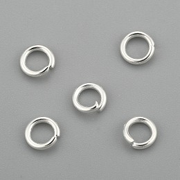 Honeyhandy 304 Stainless Steel Jump Rings, Open Jump Rings, Silver, 18 Gauge, 5x1mm, Inner Diameter: 3mm