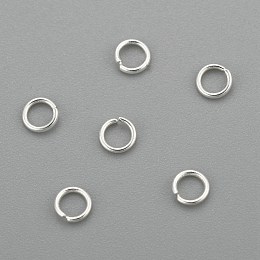 Honeyhandy 304 Stainless Steel Jump Rings, Open Jump Rings, Silver, 24 Gauge, 3x0.5mm, Inner Diameter: 2mm