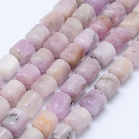 ARRICRAFT Natural Kunzite Beads Strands, Spodumene Beads, Column, 11x8mm, Hole: 1mm, about 38pcs/strand, 15.94 inch(40.5cm)