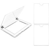 Pandahall Elite Stamp Platform Tool 5.9x7.7 Acrylic Stamp Block  Positioning Stamping with Grid Lines for Accurate Craft Stamping Card  Making Journals Scrapbooking 