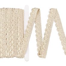 NBEADS About 8.75 Yards/8m Braid Trim, 1 Inch Wide Polyester Woven Trim Curtain Lace Trim Decorative Gimp Trim for DIY Crafts Sewing Jewelry Making Home Decor Costume, Moccasin