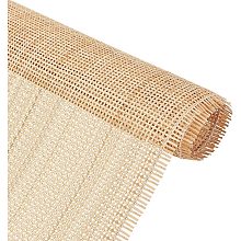 AHANDMAKER 14" Width Cane Webbing 1m/roll Rattan Cane Woven Rattan Sheets Natural Rattan Webbing Roll Rattan Net for Chair Cabinet Ceiling